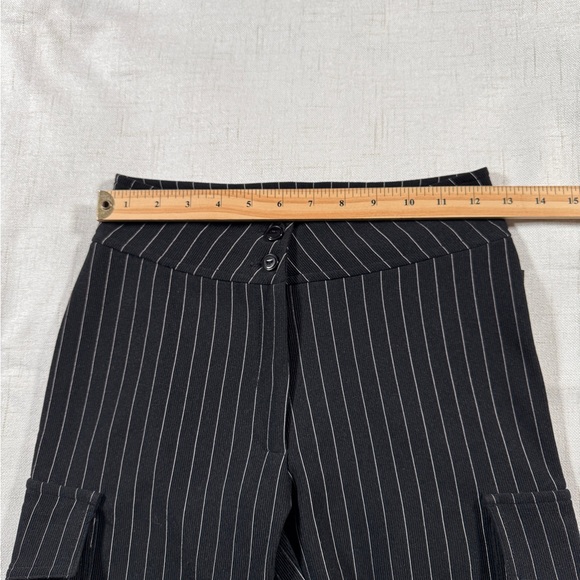 Vintage 2000s GELA Pinstripe Cargo Pants Y2K Rare Find - Picture 7 of 9